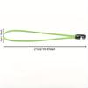 [Durable Rubber] Elastic Mini Luggage Straps | 3pcs | Green & Black Rubber | Durable, Foldable & Cold-Resistant, Secure Fastening | Travel