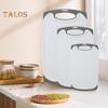 Tabla para cortar verduras, mangos de agarre prácticos, Material PP para cortar, tabla de cortar versátil para el hogar, 1/3 Uds.