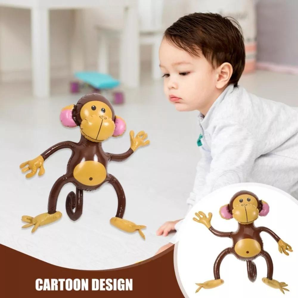 2Pcs Jungle Safari Inflatable Dance Monkey Toy Inflatable Animal Balloon Kids Birthday Party Decor