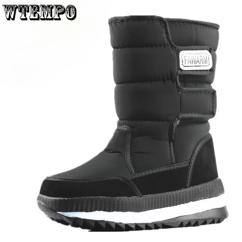 

Thick Snow Boots Anti Slip and Warm Winter Plush Cotton Shoes Men s and Women s Tube Cotton Boots Outdoor 36
