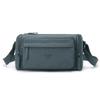 Minimalist Men's Crossbody Bag with Multiple Zipper Compartments for Urban Lifestyle