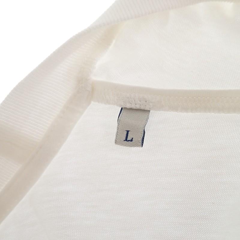 MONCLER  J20918C00018_89ANL L Short sleeve T-shirt white/White cotton/leather mens