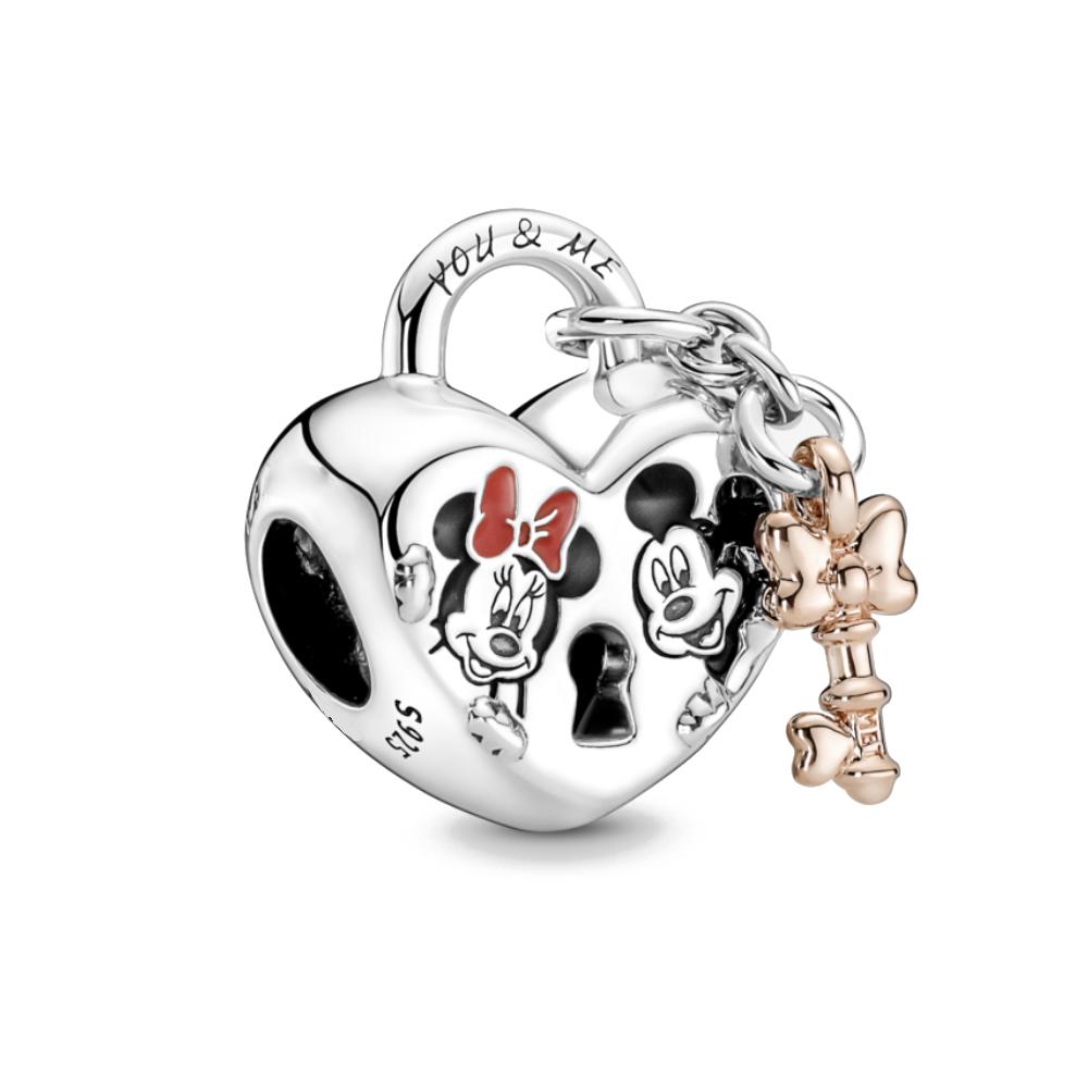 High Qualitycopper   Mickey Mom Minnie Clip Stitch Charms Bead Fit Original Bracelets Charm Diy Women Jewelry