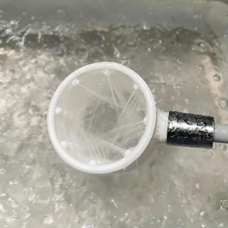 Shower Head Powerful Supercharging Hydromassage 360-Degree Ring Water Spray Spiral Nozzle All-Round Cleaning Shower Head
