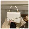 Spring New Bag for Women's Fashionable  Versatile  Simple  High End Practical One Shoulder Crossbody Small Square Bag