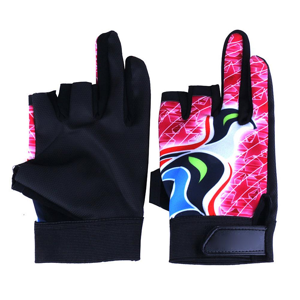 Stylish Sunscreen Gloves with 3 Half Finger & 2 Full Finger for Cycling Fishing Sports Gift