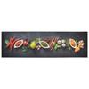 VidaXL Tapis de cuisine lavable impression d'épices 45x150 cm velours 136540