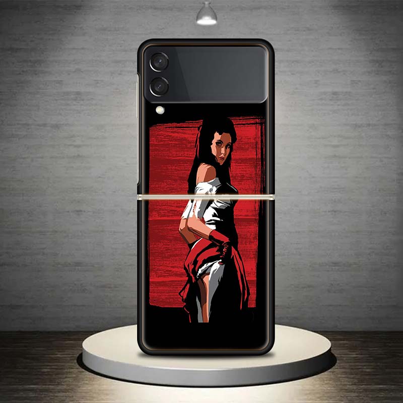 Red Dead Redemption 2 Für Samsung Galaxy Z Flip 4 3 5G Handyhülle Schwarz Hartschale ZFlip 4 3 Luxuriöser Stoßfester Bumper Coque