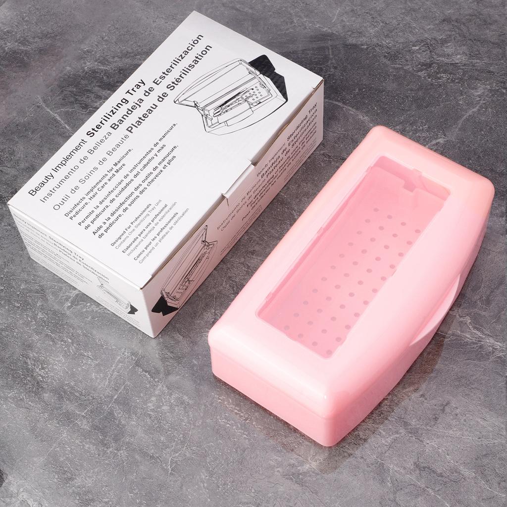 1 pcs Nail Sterilization Box Nail Tools Sterilization Box False Eyelash Cleaning Box Alcohol Cleaning Soaking Filter Box