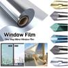 Self-adhesive Glass Window Sticker Summer One Way Mirror Heat Insulation Vinyl Anti-UV Privacy Sun Screen Film for Home Office