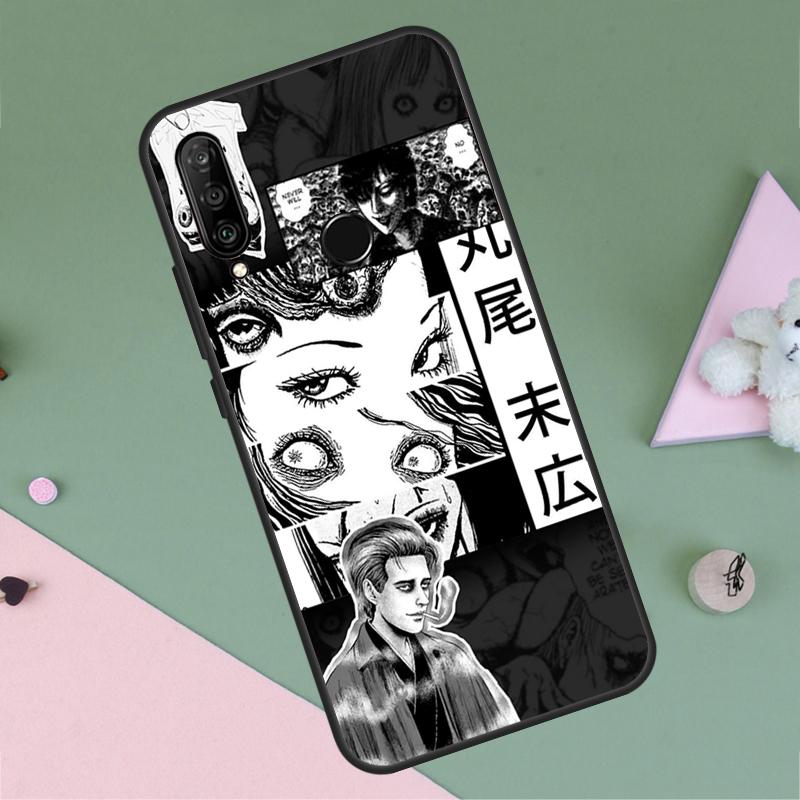 Horror Manga Style For Huawei P30 P40 Lite P60 Pro Nova 7i 8i 11i 12i 12s 10 9 SE Y90 Y60 Y70 Y72 Y61 Y91 Case