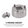 Fork Socket Tool for Fox CTD 3 Pin Inner Piston Removal-- Like 398-00-348