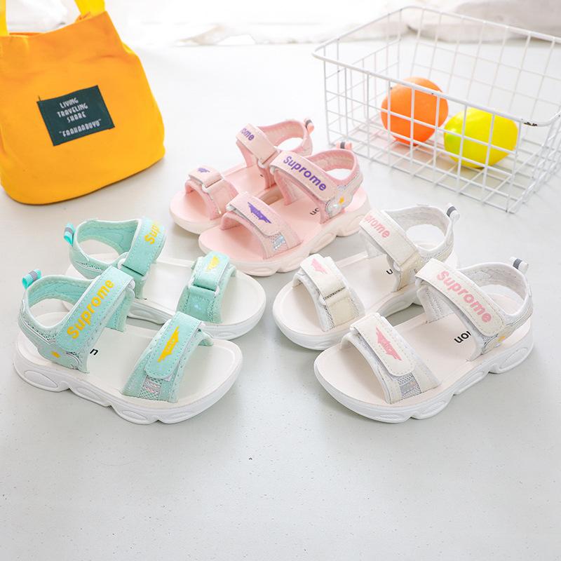 Summer Fashion Girl Beach Shoes Soft Sole Cartoon Flower Sandals Sports Shoes