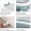 Foldable Adult Bathtub With Lid Large Capacity Spa Tub For Small Bathrooms Travel Pink M  WSLIHV