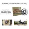 Royal Enfield "Front Disc Brake Plate" FOR Scram 411