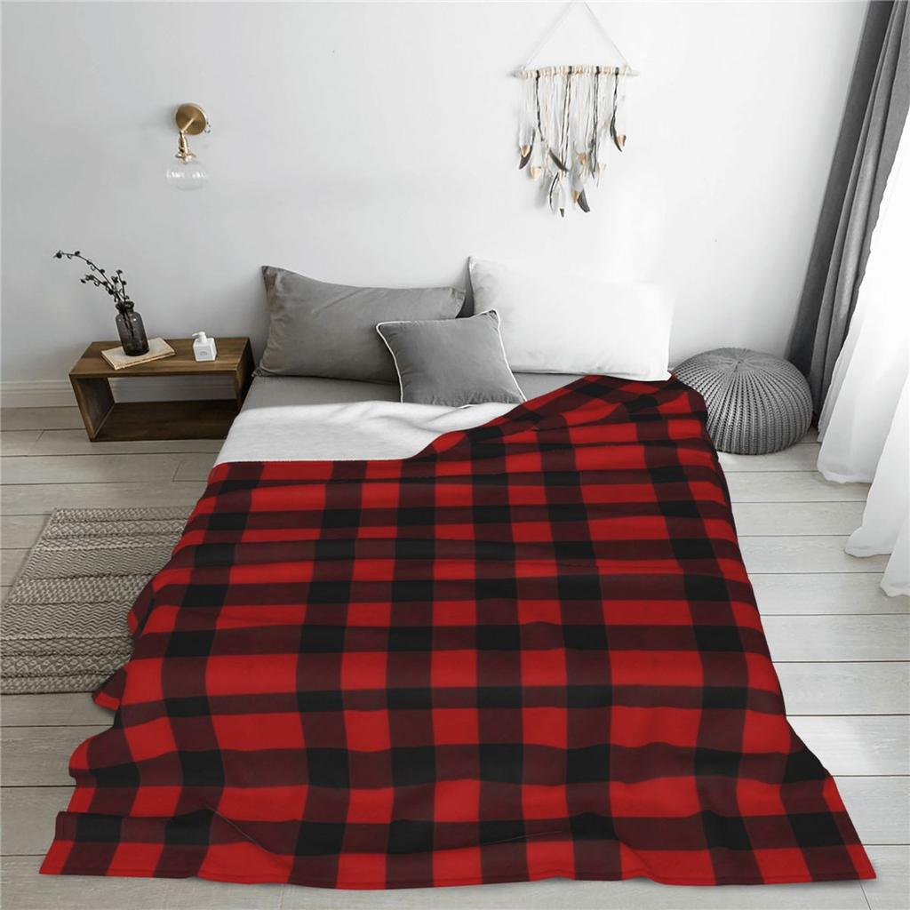 Custom Sofa Fleece Merry Christmas Wallpaper Throw Blanket Warm Flannel Blankets For Bed Home Couch Quilt