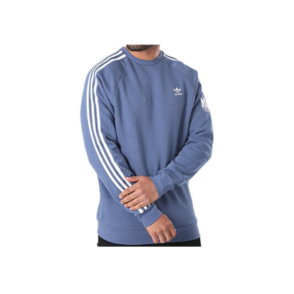 Adidas Sports Crew Neck Sweatshirt Men Sweatshirt Dark-Blue GN3556