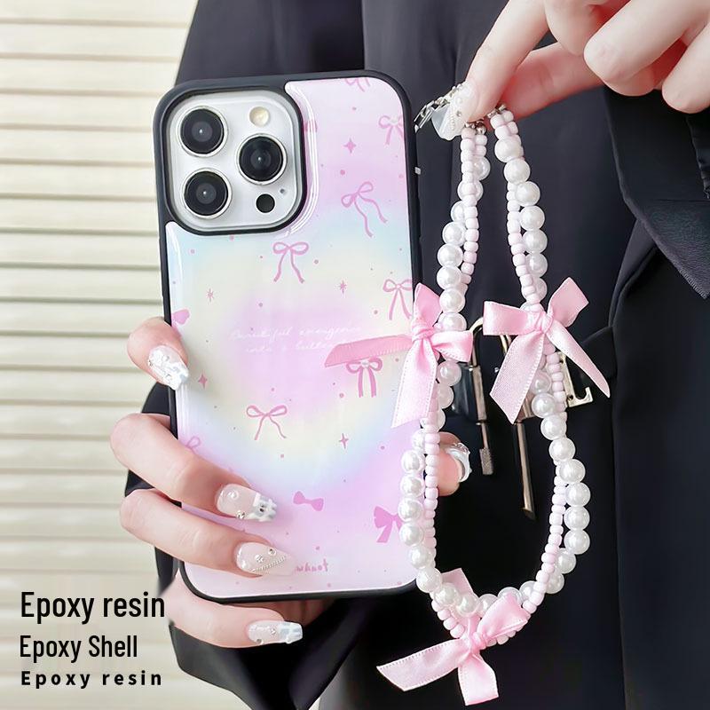 

Чехол Zhitai для iPhone 15 и 14 Pro с цепочкой, подходит для женщин; Совместим с Huawei Mate60. iPhone 13 Pro Max