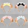 Kochmütze Hund Ohr Stirnband Lolita Cosplay Kopfreif Süßes Haarband Cosplay Performance