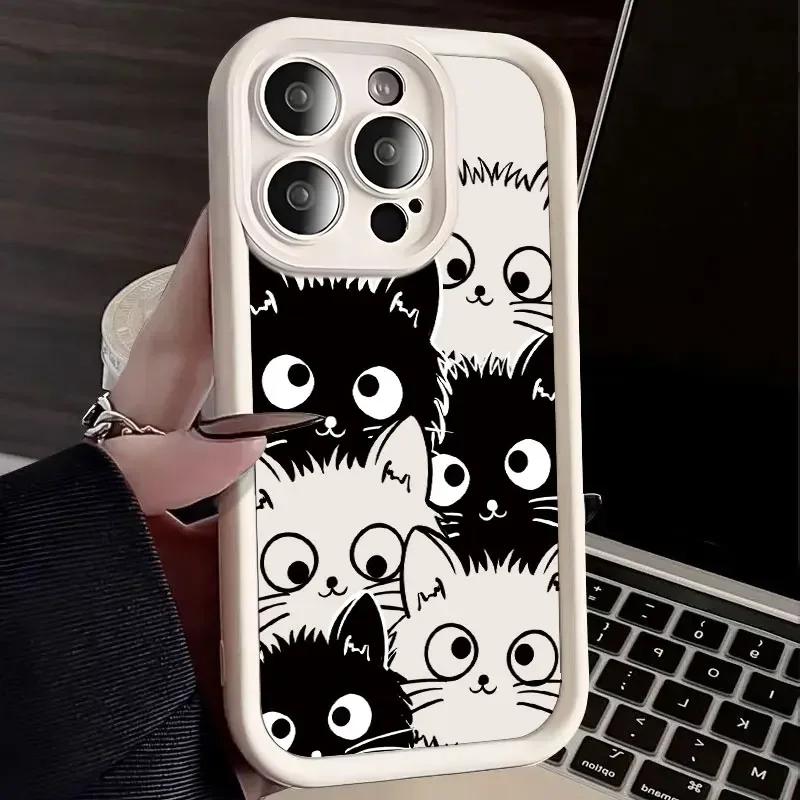 Per Custodia Telefono Honor 400 Lite 400Lite Custodia Honor X8C Antiurto Protezione Silicone Morbido Cartone Animato Gatto Carino Modello Cover Posteriore Opaca
