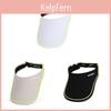 Summer Sun Protection Cap With Large Brim And Breathable Polyester For Outdoor Leisure