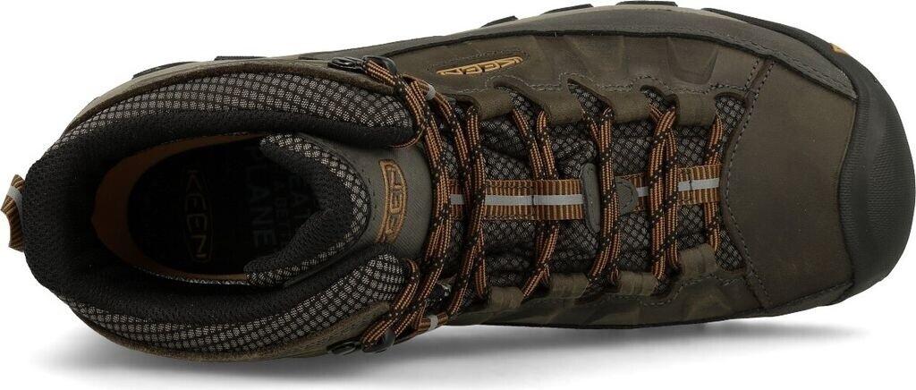 Men's Keen Targhee III WP Mid Trekking Shoes Black Olive/golden Brown