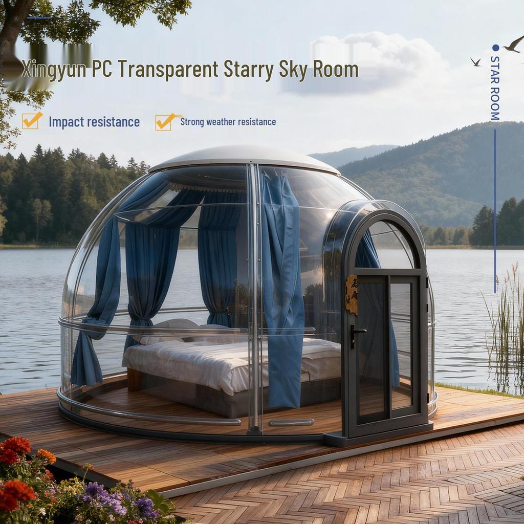 Starry Sky Sphere Tent: Mobile Outdoor Sunroom & Bubble House Restaurant