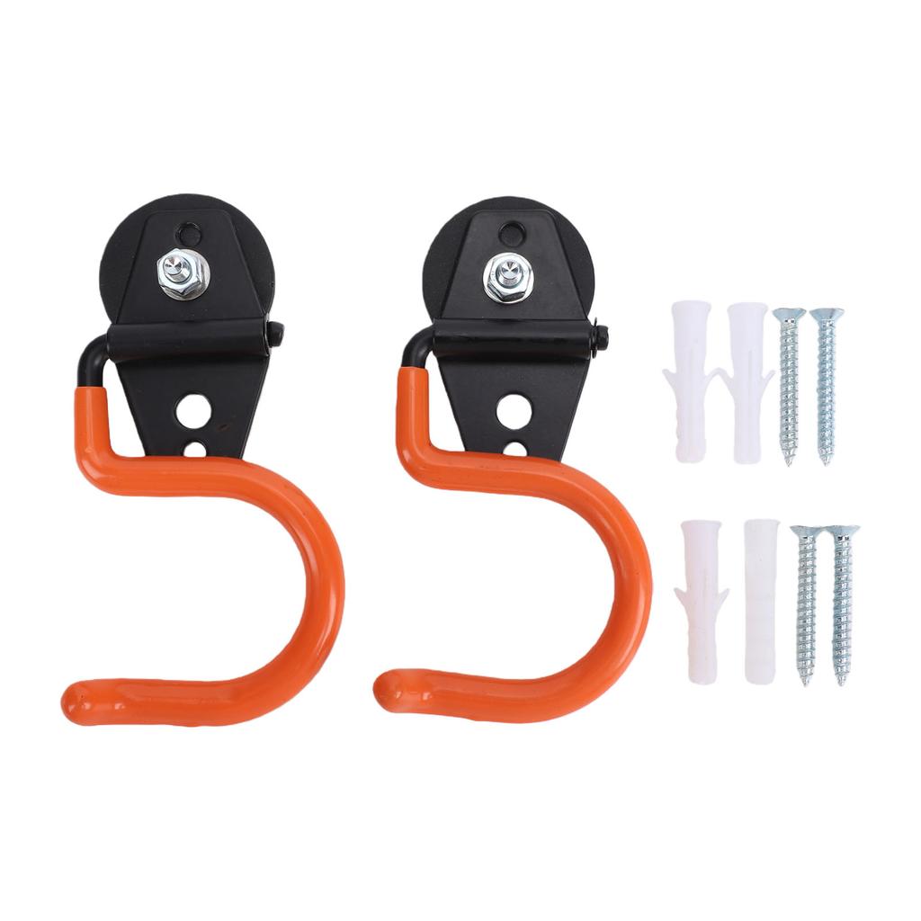 2Pcs Magnet Garage Hooks Heavy Duty Steel Strong Large for Power Drill Tools Hose Pegboard Workshop Storage Holder for