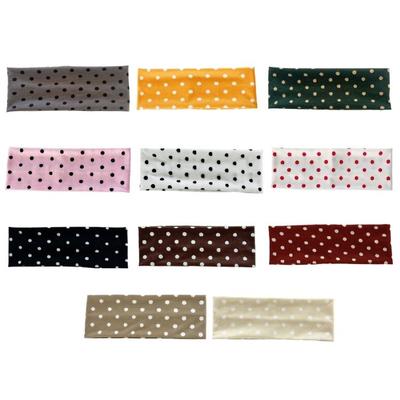 Fascia Multifunzionale per Capelli da Yoga, Copricapo alla Moda, Design a Pois Rotondi, Tessuto Elastico, Accessorio per Capelli, Multicolore