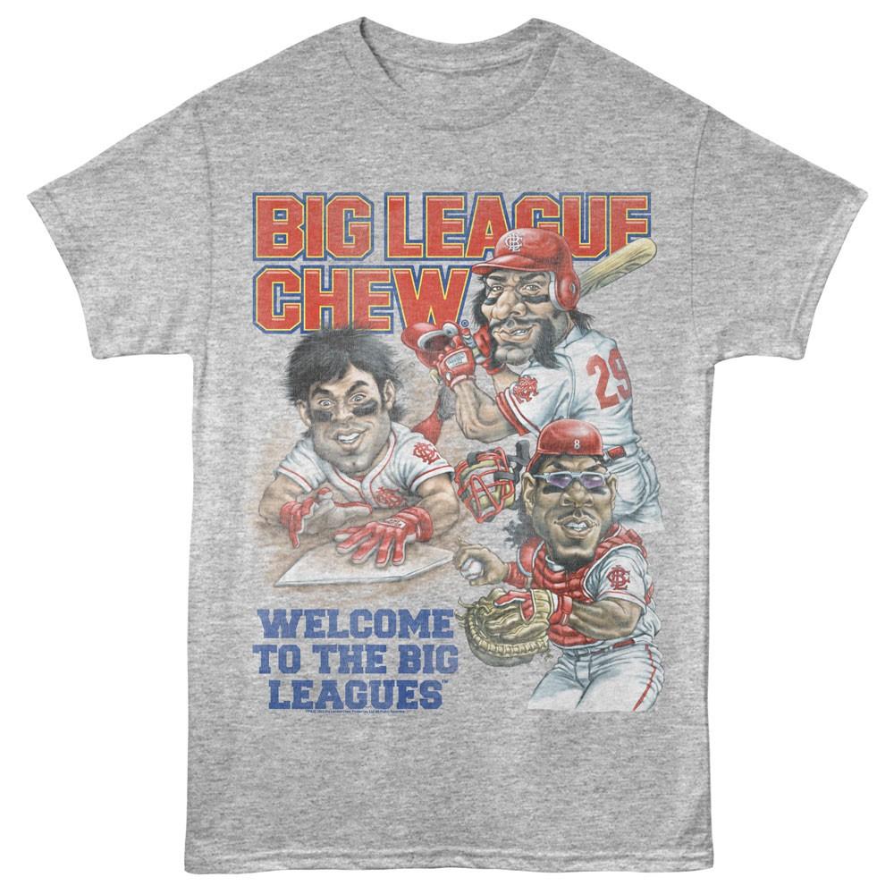 Big League Chew Welcome To The Big Leagues Red Uniform Players Men s T Shirt L