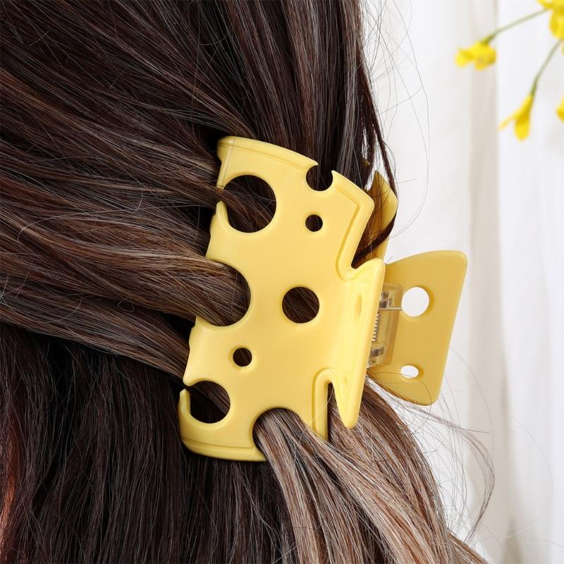 Hamburger Shape Claw Clips Cute Cartoon Food Hair Jaw Clip Acetate Strong Hold Barrettes Thick Thin Hair Styling Tool