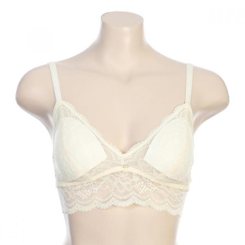 

Barbara 2color Lace Wireless Bralette Abr4443 creamy/L