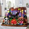 Bing Theme Printed Blanket - Perfect for Couch, Bed, Travel & Outdoor Use | Machine Washable, Cozy & Durable.