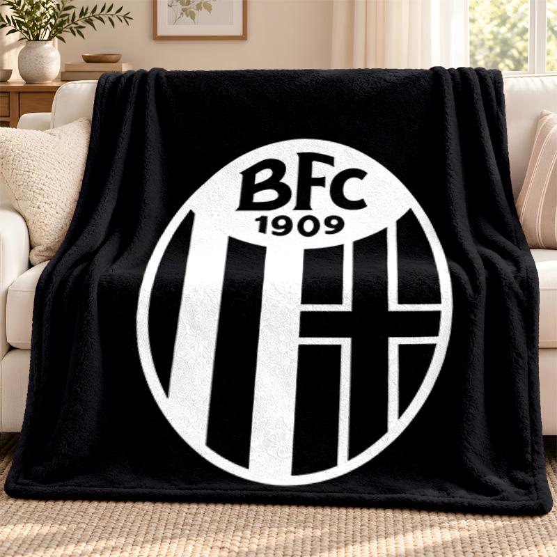 Bologna Football Club blanket Flannel Blanket Soft Cozy Plush Throw for Sofa Bed Lightweight Home Decoration Outdoor camping