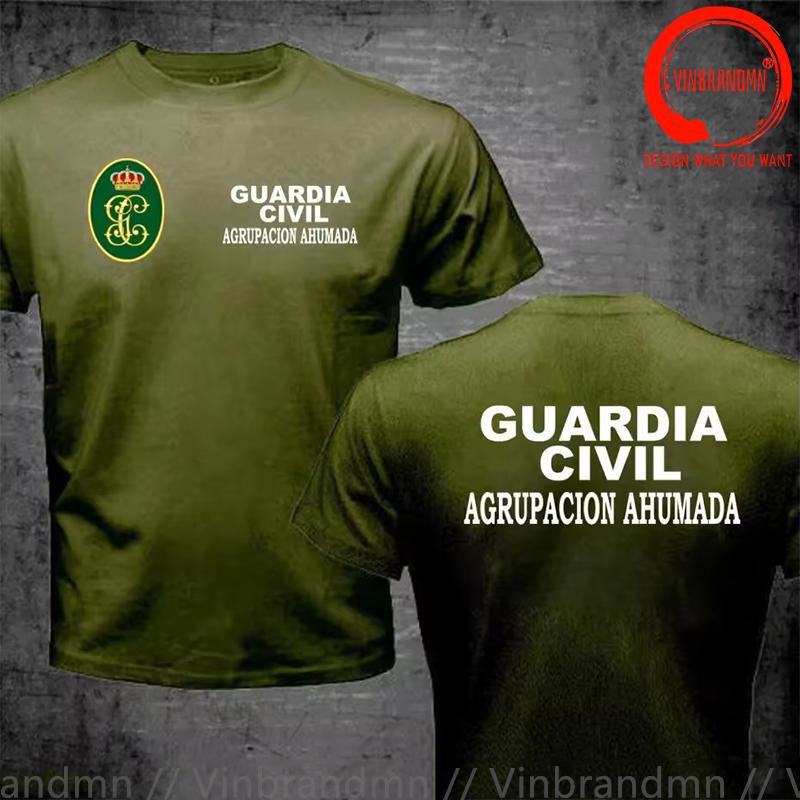 Spain Civil Guard Agrupacion Ahumada Group T Shirt Unisex Fashion Trendy Casual Clothing Stylish Tops Tee Shirt Leisure Tshirt
