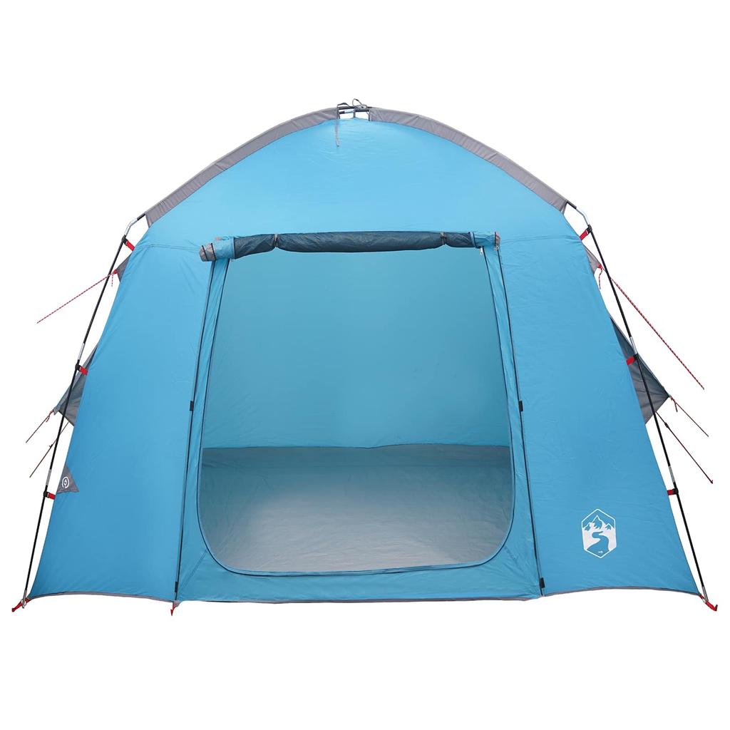 Cabin Tent with Roof Blue 210 x 210 x 138 cm Polyester