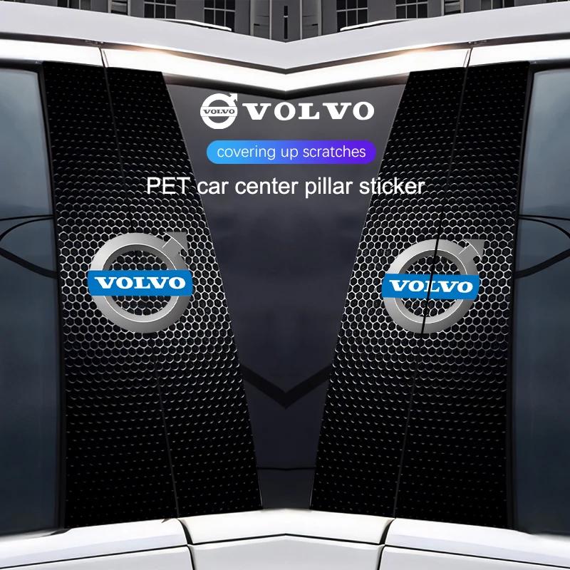 Car Door Center Pillar Sticker Auto Emblem Decorative Stickers For Volvo Xc60 Xc90 V40 V60 S60 V50 V90 S80 C40 XC40 V70 XC70 C30