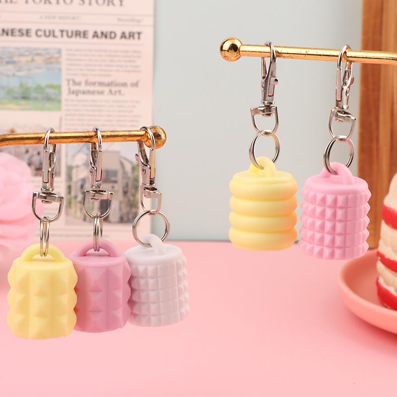 1/3 Pcs Silicone Lip Gloss Keychain Caps For Women Travel Convenient Beauty Product Accessories Travel Makeup Tool Accessory