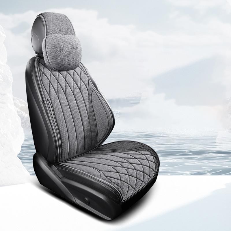 Universal Car Seat Cover Four Season Auto Flax Breathable Anti-Slip Covers for Car Seats Cover Protection Cars Seats Covers