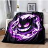 P-Pokemon G-Gengar Print Blanket Warm Soft and Comfortable Home Travel Blanket Sofa Bedding Camping RV Blanket Luxury Gift