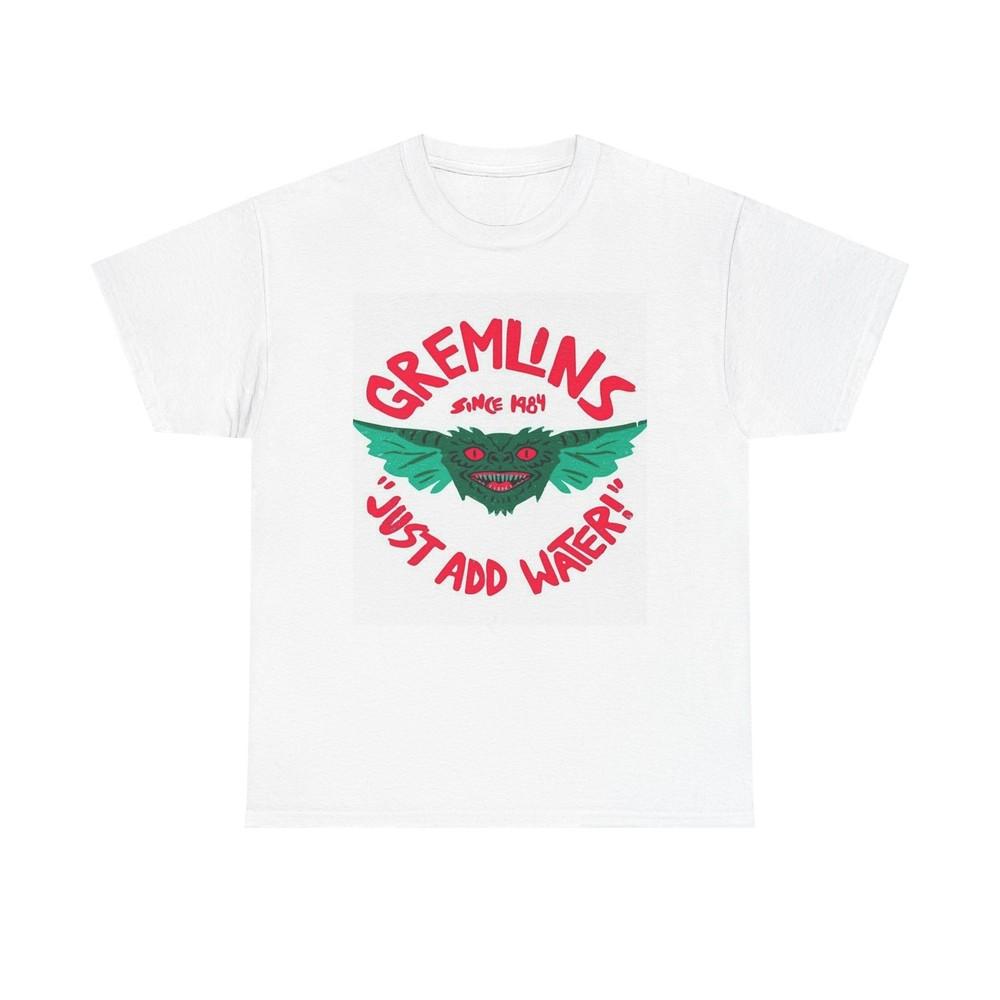 

Gremlins Just Add Water Graphic T Shirt Funny Vintage Unisex Heavy Cotton Tee Unisex T-Shirt L