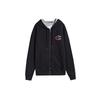 Champion Sweatshirts Unisex Black Hooded Moderate Cardigan GF91H-Y07425-BKC