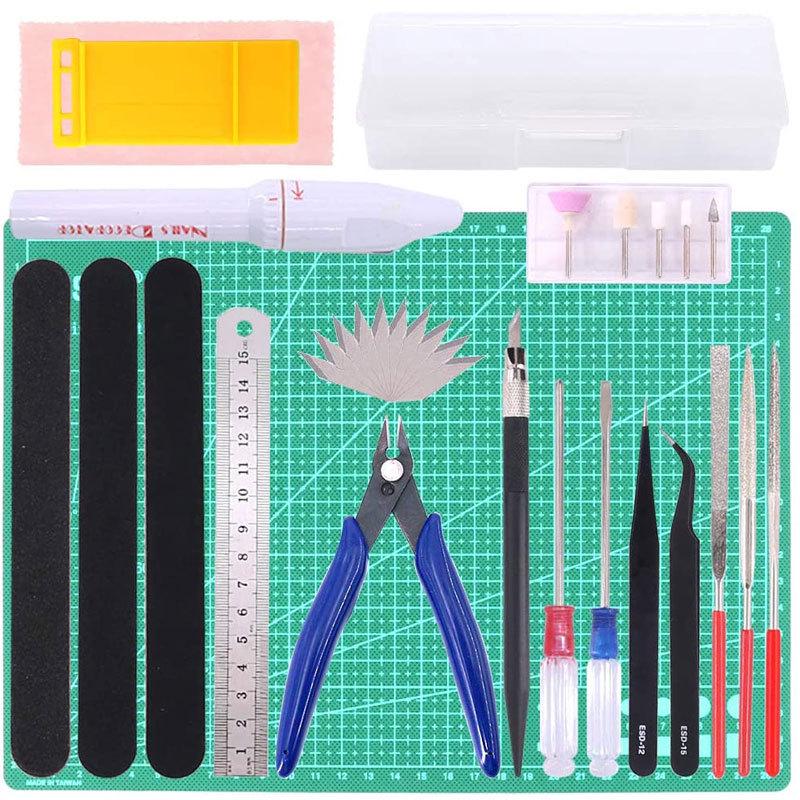 29-Piece Gundam Model Starter Tool Kit with Storage Box