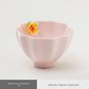Handcrafted Pink Floral Ceramic Tea Cup Set for Girls - Ideal for Home, Office, and Gongfu Tea Tasting.
