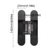 Zinc Alloy Door Hinge Folding Invisible Cross Hinge 180 Degree Adjustable Cabinet Cupboard Door Hinge
