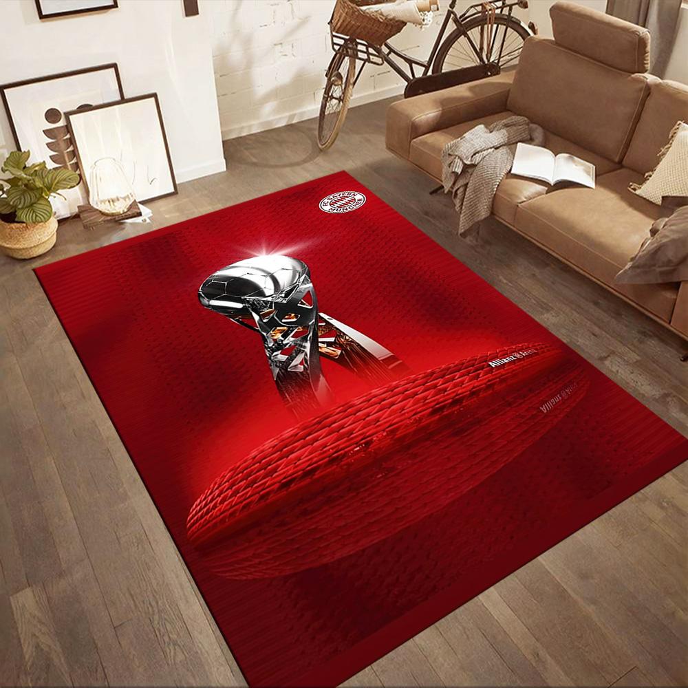 Bayern Munich Area Rug Suitable for Playrooms Game Room Study Room Dining Room Anti-slip Rug Anime Office Decor Gift for Festivals
