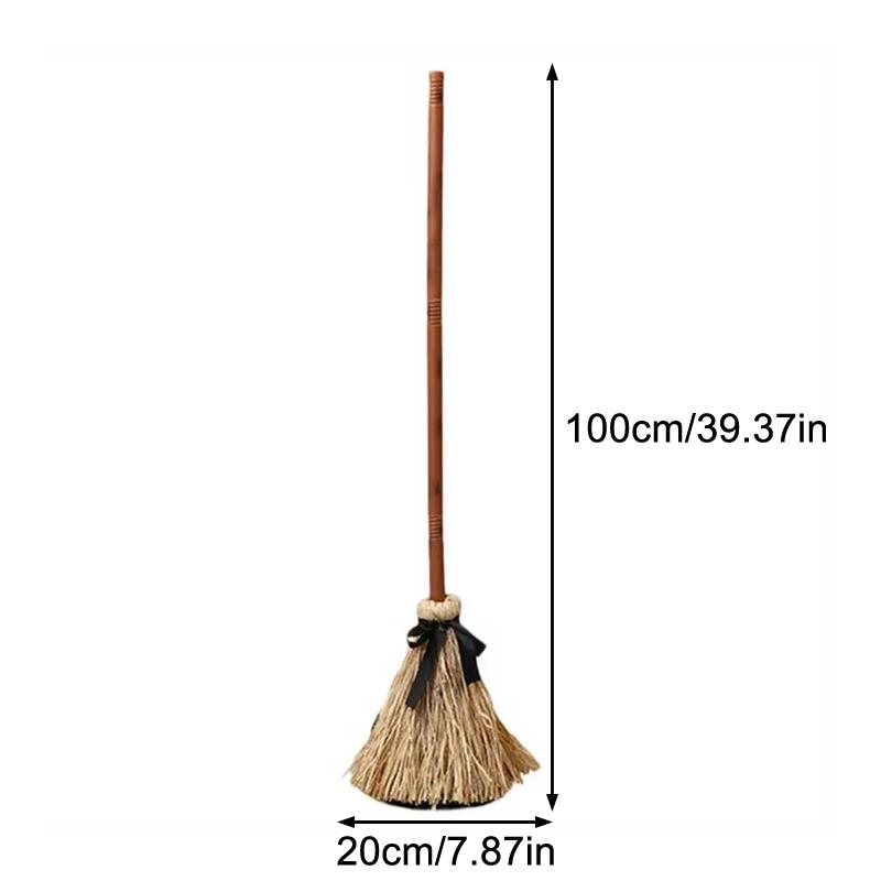 Halloween Floating Witch'S Broom Haunted Dancing Broom With Sounds Home Floor Decor Holiday Atmosphere Props Without Battery