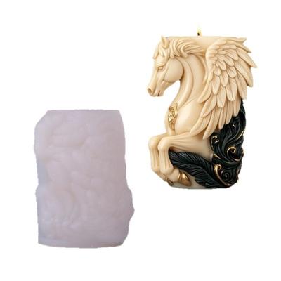 Pegasus Figurine Silicone Molds Heat Resistant Food Grade Silicone for Making Candle Soap Home Decoration Resin Casting
