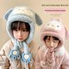 Children's Cartoon Knit Wool Hat with Ear Protection 