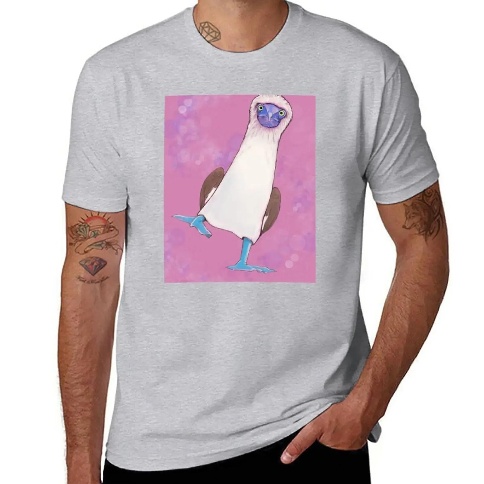 Blue Footed Booby TShirt kawaii clothes plus size tops tshirts for men S